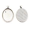 Alloy Pendant Cabochon Settings LS-PALLOY-2422-AS-LF-1