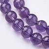 Natural Amethyst Bead Strands G-G945-19-6mm-3