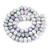 Ombre Effect Dyed Glass Beads Strands X-GLAA-C023-02B-A-2