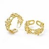 Ion Plating(IP) 304 Stainless Steel Cuff Ring for Women RJEW-C060-20G-4
