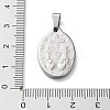 Non-Tarnish 304 Stainless Steel Pendants STAS-F223-43P-3