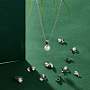 40Pcs 5 Style 304 Stainless Steel Cup Pearl Peg Bails Pin Pendants STAS-UN0055-01-2