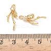 Brass Micro Pave Cubic Zirconia Pendants KK-A281-21G-01-3