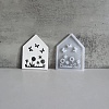 Easter Theme House with Butterfly & Flower Pattern DIY Silicone Table Lamp Molds SIMO-G008-01C-1