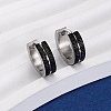 304 Stainless Steel Hoop Earrings EJEW-D331-03PB-4