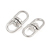 Alloy Double Eye Swivel Clasps FIND-C091-01P-2
