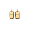Ion Plating(IP) 304 Stainless Steel Charms X-STAS-N097-166-1