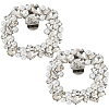 2Pcs Alloy Shoe Buckle Clips FIND-GF0006-04P-1