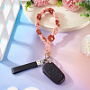 Cotton Braided Flower Pendant Decorations AJEW-TAC0030-032G-13-5