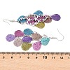 430 Stainless Steel Dangle Earrings EJEW-B157-01E-5