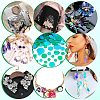 690Pcs 6 Style Iridescent PVC Paillette/Sequins Pendants KY-OC0001-31B-6