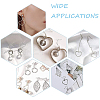 Heart Drop Earring DIY Making Kit DIY-UN0003-03-7