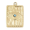 304 Stainless Steel Rhinestone Pendants STAS-L022-473G-1