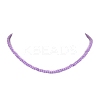 6Pcs 6 Color Glass Seed Beaded Necklaces Set with 304 Stainless Steel Clasps NJEW-JN04380-5