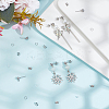 150Pcs 202 Stainless Steel Ball Stud Earring Findings STAS-SP0001-52C-P-4