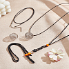 DIY Carbon Steel Spiral Bead Cage Pendants Neckalces Making Kits DIY-LP0002-09-1