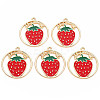 Alloy Enamel Pendants LS-ENAM-S126-102-NR-1