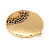 Brass Micro Pave Cubic Zirconia Pendants KK-D160-58G-2