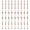 Tibetan Style Alloy & Cowrie Shell Braiding Hair Pendants Decoration OHAR-AB00016-1