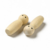 Unfinished Wooden Peg Dolls Display Decorations LS-WOOD-E015-01H-2