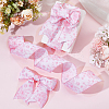 Polyester Satin Ribbon SRIB-WH0001-06C-4