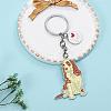 WEWAYSMILE Dog Keychain Car Keychain Pet Pendant Key-Ring Lovely Dog Key-ring Portable Metal Keychain Gift for Pet Lover Birthday Puppy Theme Party Supplies (Cocker Dog) JX800A-4