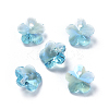 Glass Rhinestone Charms RGLA-L020-A-202MO-1