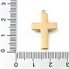 304 Stainless Steel Rhinestone Charms STAS-P369-14G-02-3