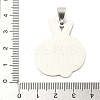 Sports 201 Stainless Steel Laser Cut Pendants STAS-P428-14P-02-3