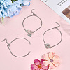 18Pcs 304 Stainless Steel Chain Bracelet Making MAK-SC0001-34-6