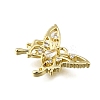 Brass Micro Pave Cubic Zirconia Charms LS-KK-Q048-04G-2