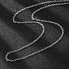 Non-Tarnish 304 Stainless Steel Cable Chain for Necklace LS-STAS-E052-61P-50cm-2