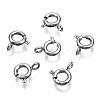 Tarnish Resistant 304 Stainless Steel Spring Ring Clasps X-STAS-S117-016B-1