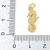 Rack Plating Brass Micro Pave Cubic Zirconia Pendants KK-P287-41A-G-3