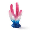 Resin Imitation Coral Ornaments DJEW-G026-01A-1