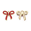 Light Gold Plated Alloy Pendants ENAM-T009-40B-1