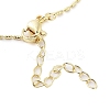 Brass Clear Cubic Zirconia Pendant Necklaces for Women LS-NJEW-M009-05G-C-3