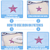 10Pcs 5 Colors Star Hotfix Rhinestone DIY-GF0009-02-6