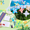 Paper & PVC Blank DIY Pinwheels Craft for Kids Art and Craft DIY-WH0128-20-3