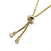 Brass Cubic Zirconia Bolo Tennis Bracelets BJEW-I272-02B-3