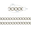 Brass Twisted Chains X-CHC-Q001-5x4mm-AB-3