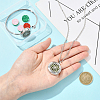 1Pc Stainless Steel Open Cuff Bangles & 1Pc Stainless Steel Pendant Neclace AJEW-SC0004-06D-4