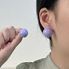 Alloy Resin Stud Earrings FS-WGD88C2-06-1