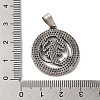 304 Stainless Steel Pendants LS-STAS-C084-01F-AS-3