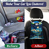 2Pcs 2 Colors Printed Polyester Hanging Car Trash Bags ABAG-DR0001-16D-7