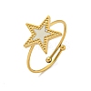 Adjustable 304 Stainless Steel Rings LS-RJEW-B058-02G-10-1