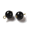 Natural Black Onyx(Dyed & Heated) Pendants FIND-C046-13A-G-2
