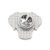 Dog Enamel Pin with Brass Butterfly Clutches JEWB-A006-02I-2