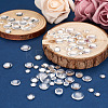 80Pcs 4 Size Transparent Glass Cabochons X1-GGLA-ZZ0001-03-5