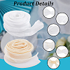 2 Rolls 2 Colors Polyester Chiffon Ribbon DIY-CP0010-72-5